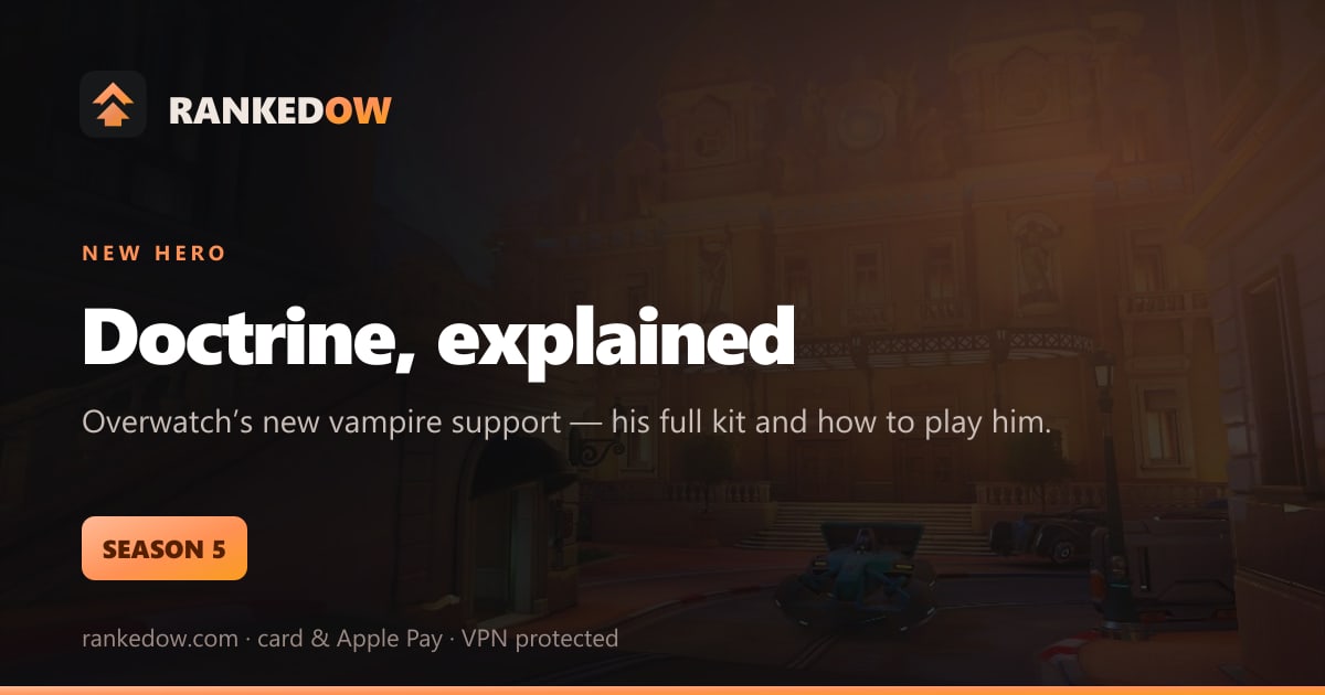 Doctrine, the vampire support revealed at BlizzCon 2026