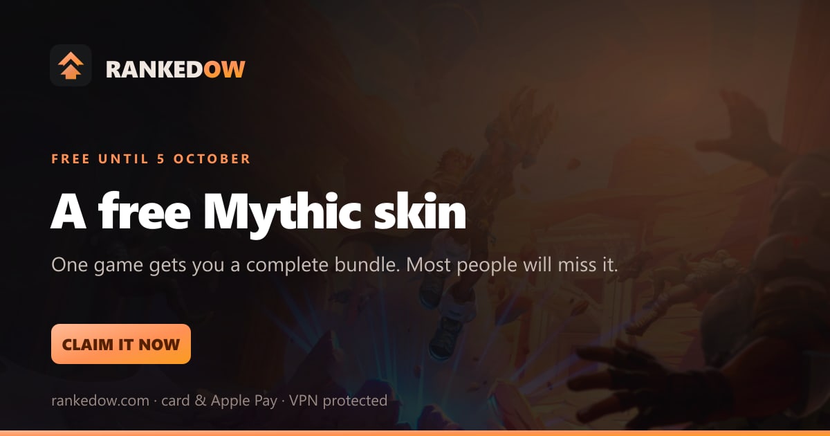 Overwatch’s free BlizzCon Mythic Voucher, claimable until 5 October